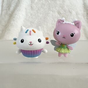 Dreamworks Gabby’s Dollhouse Mini Figure Toys Cakey Cat Kitty Fairy 1.5” Toppers